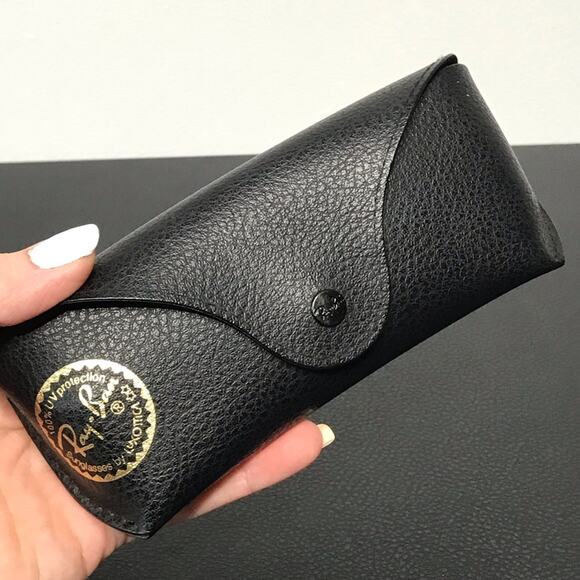 Ray Ban Aviator Classic Polished Gold Black With Case - Picture 15 of 16